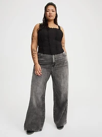 High-Rise Baggy Wide Leg Jean