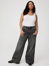 High-Rise Baggy Wide Leg Jean