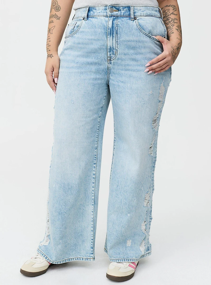High-Rise Baggy Wide Leg Jean