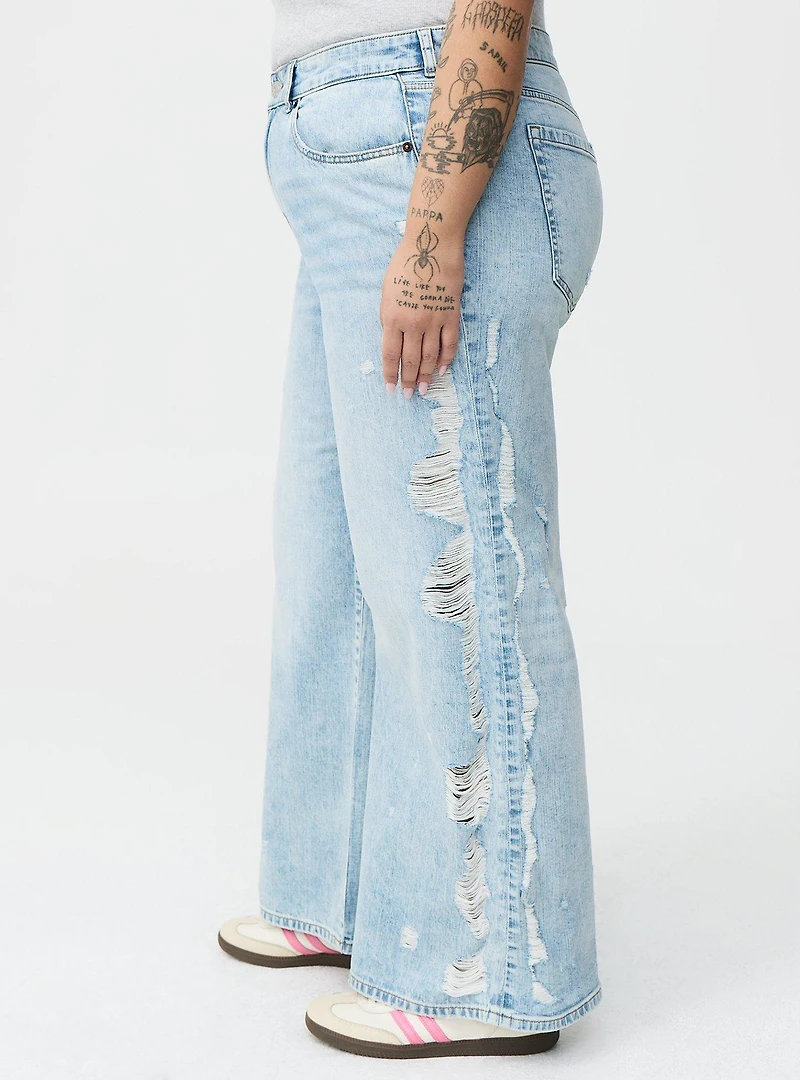 High-Rise Baggy Wide Leg Jean