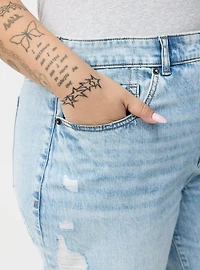 High-Rise Baggy Wide Leg Jean