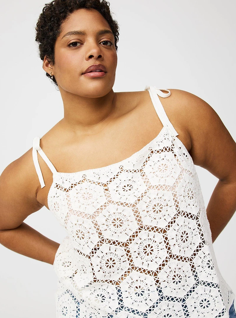 Crochet Tie-Strap Tank