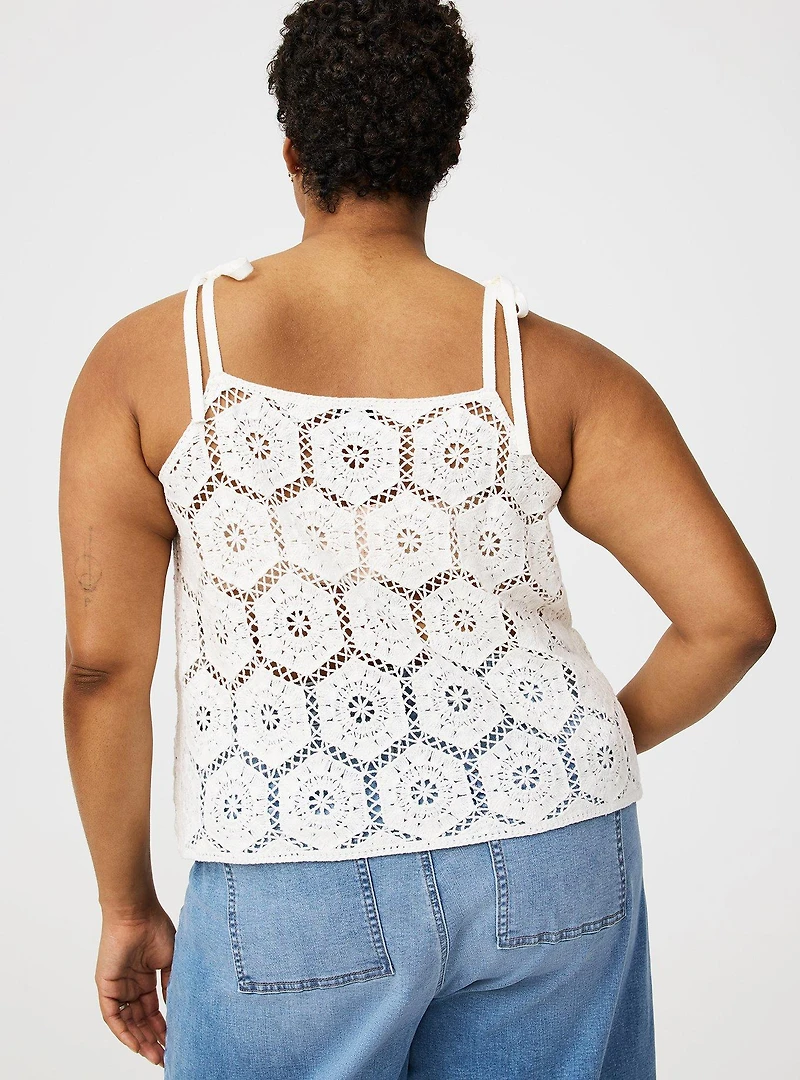Crochet Tie-Strap Tank