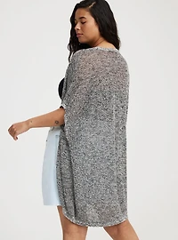Open Knit Cocoon Cardigan