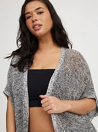 Open Knit Cocoon Cardigan