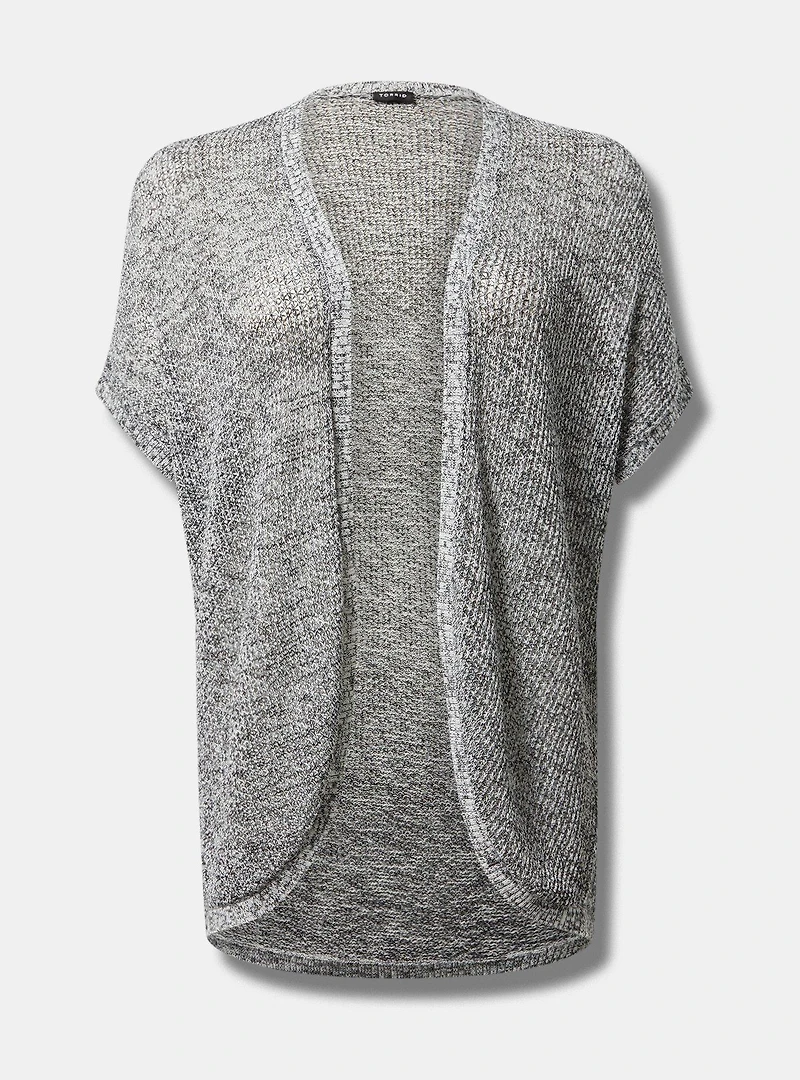 Open Knit Cocoon Cardigan