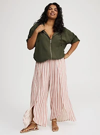 Cropped Cotton Hoodie