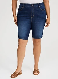 Perfect High-Rise Bermuda Jean Short