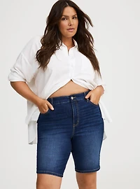 Perfect High-Rise Bermuda Jean Short