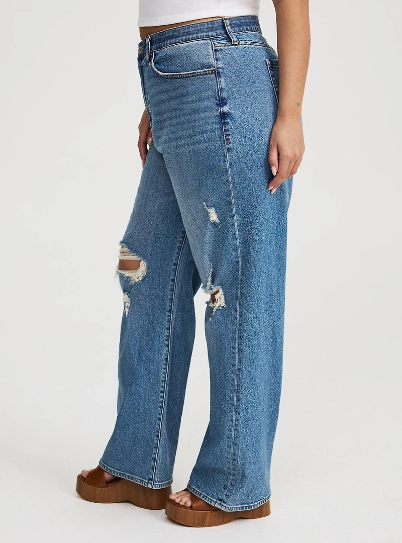 Baggy High-Rise Straight Jean