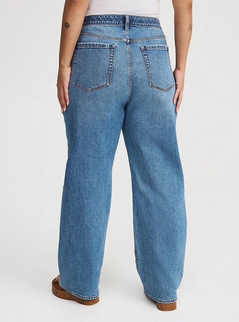 Baggy High-Rise Straight Jean