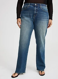 Baggy High-Rise Straight Jean
