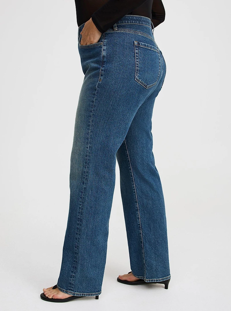 Baggy High-Rise Straight Jean