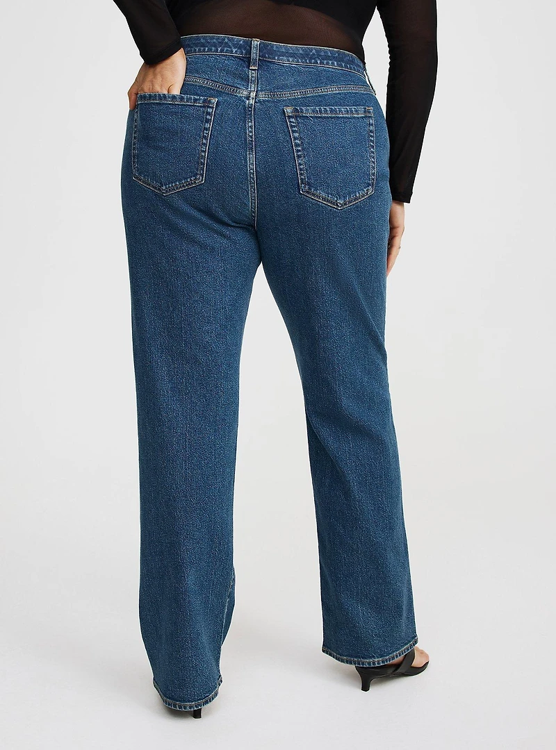 Baggy High-Rise Straight Jean