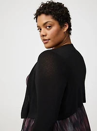 3/4 Sleeve Crop Shrug