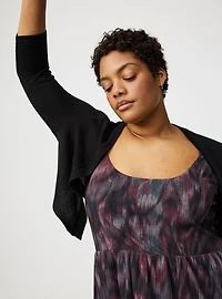 3/4 Sleeve Crop Shrug