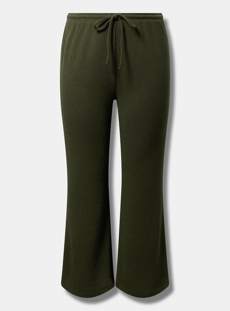 Pull-On High-Rise Flare Pants