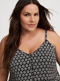 Challis Drop Waist Tiered Cami