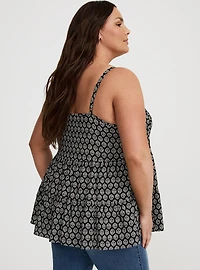 Challis Drop Waist Tiered Cami