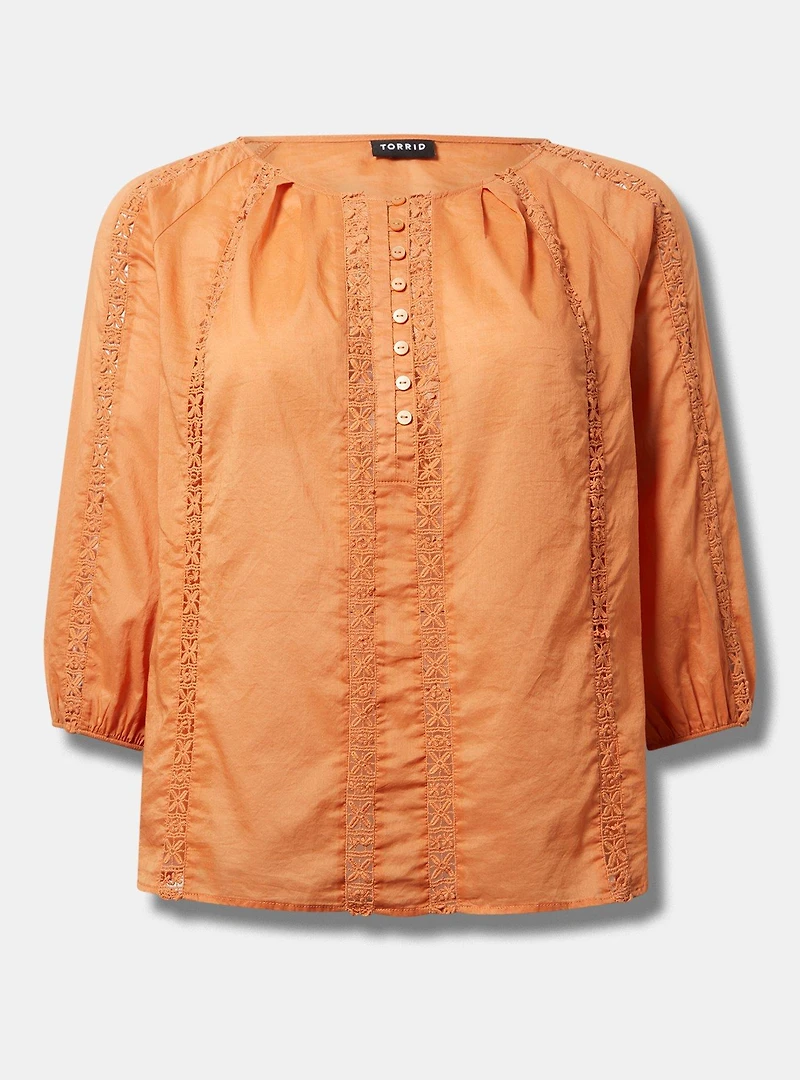 Crochet Inset Top