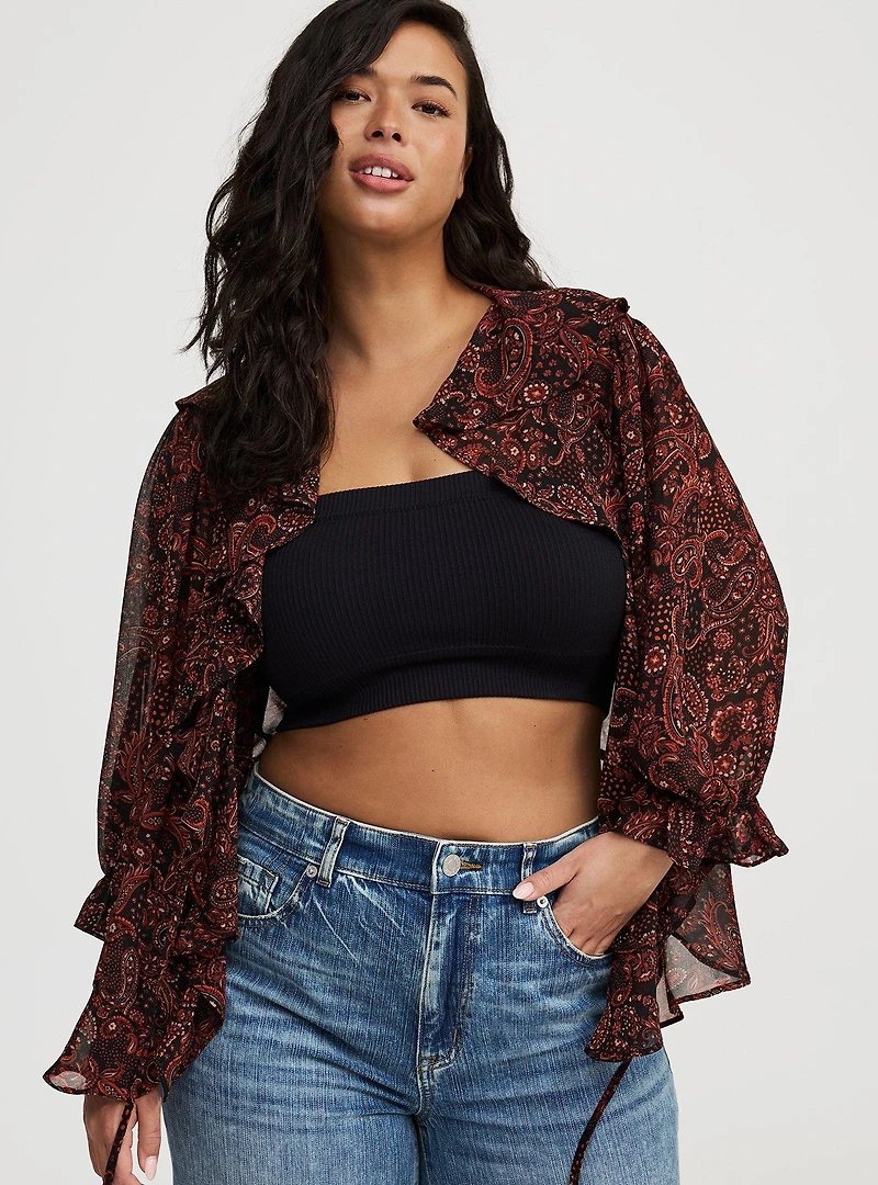 Tiered Ruffle Blouse