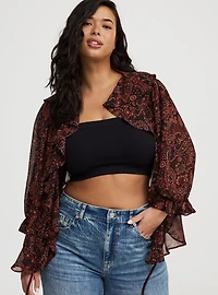 Tiered Ruffle Blouse