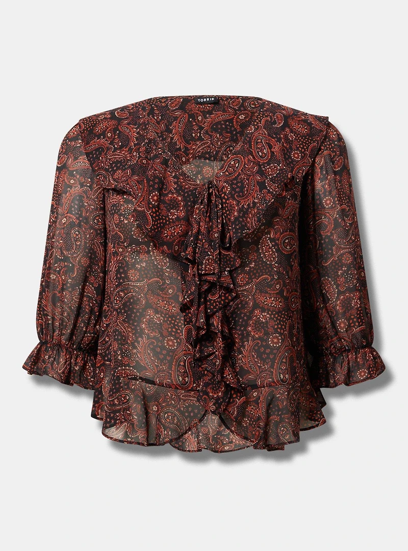 Tiered Ruffle Blouse