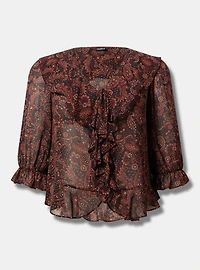 Tiered Ruffle Blouse