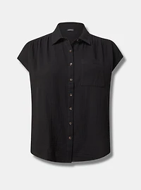 Dolman Cotton Gauze Shirt