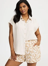 Dolman Cotton Gauze Shirt