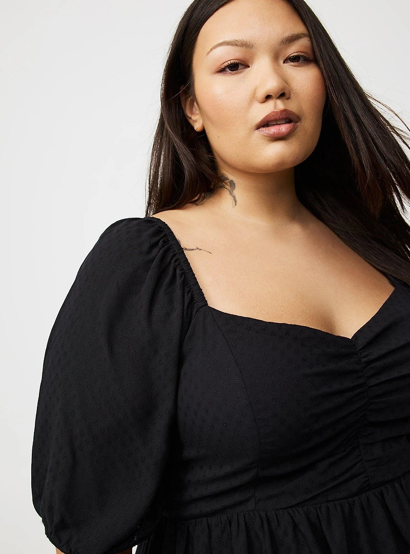 Peplum Sweetheart Top