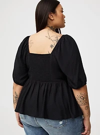 Peplum Sweetheart Top