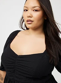 Peplum Sweetheart Top