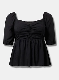 Peplum Sweetheart Top