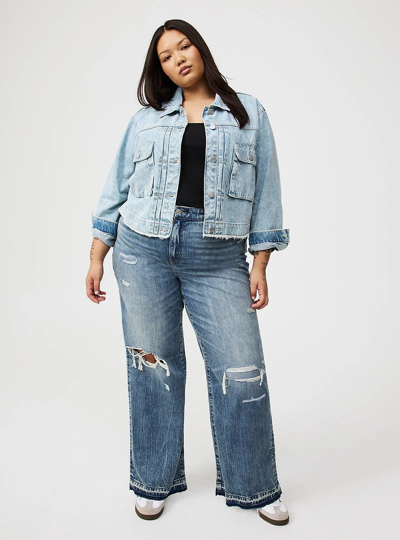Vintage Denim Trucker Jacket