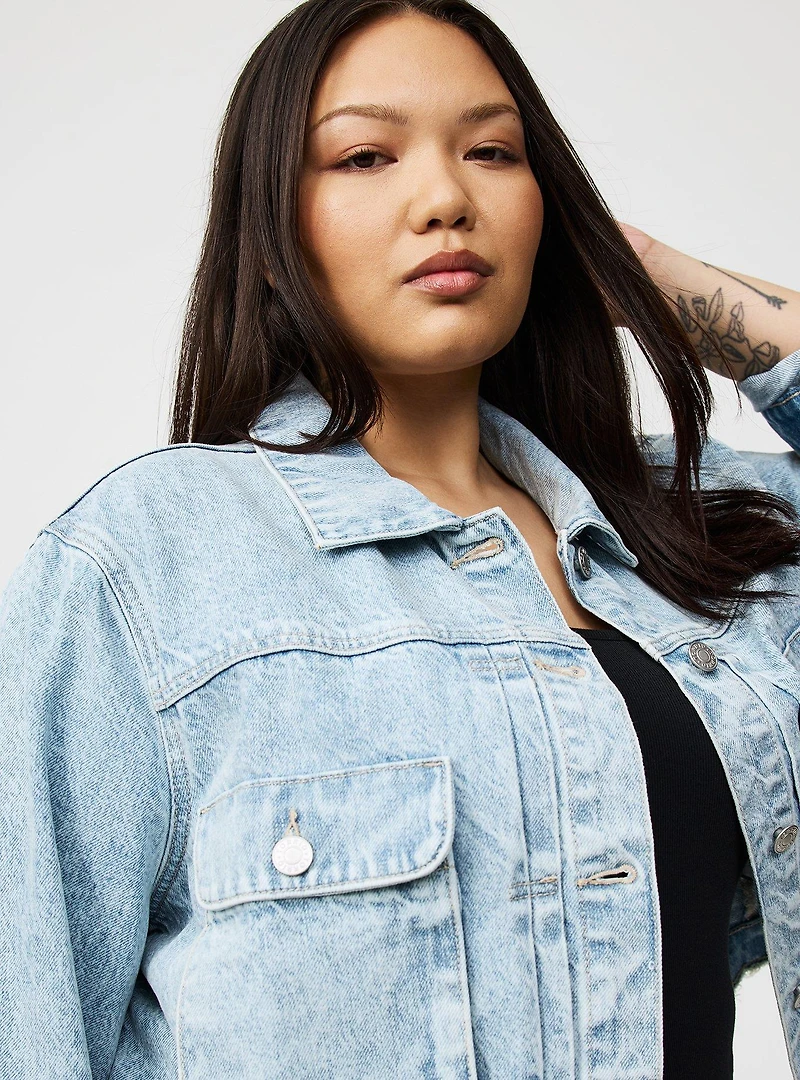 Vintage Denim Trucker Jacket