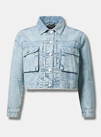 Vintage Denim Trucker Jacket