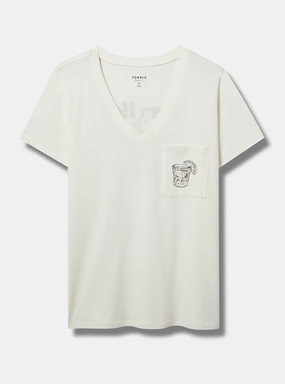 Heritage Jersey V-Neck Pocket Tee