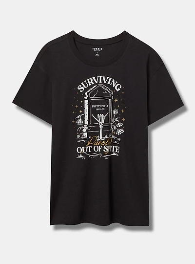 Relaxed Heritage Jersey Crew Tee