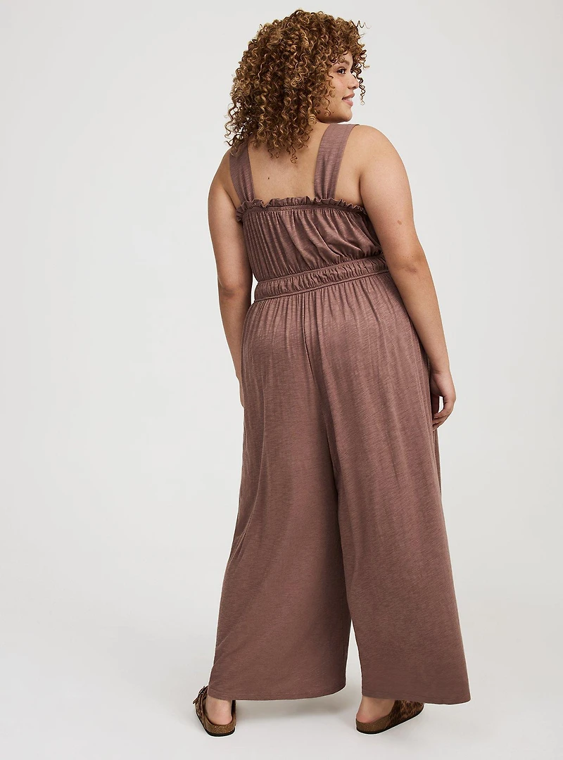 Shirred Jumpsuit