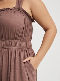 Shirred Jumpsuit