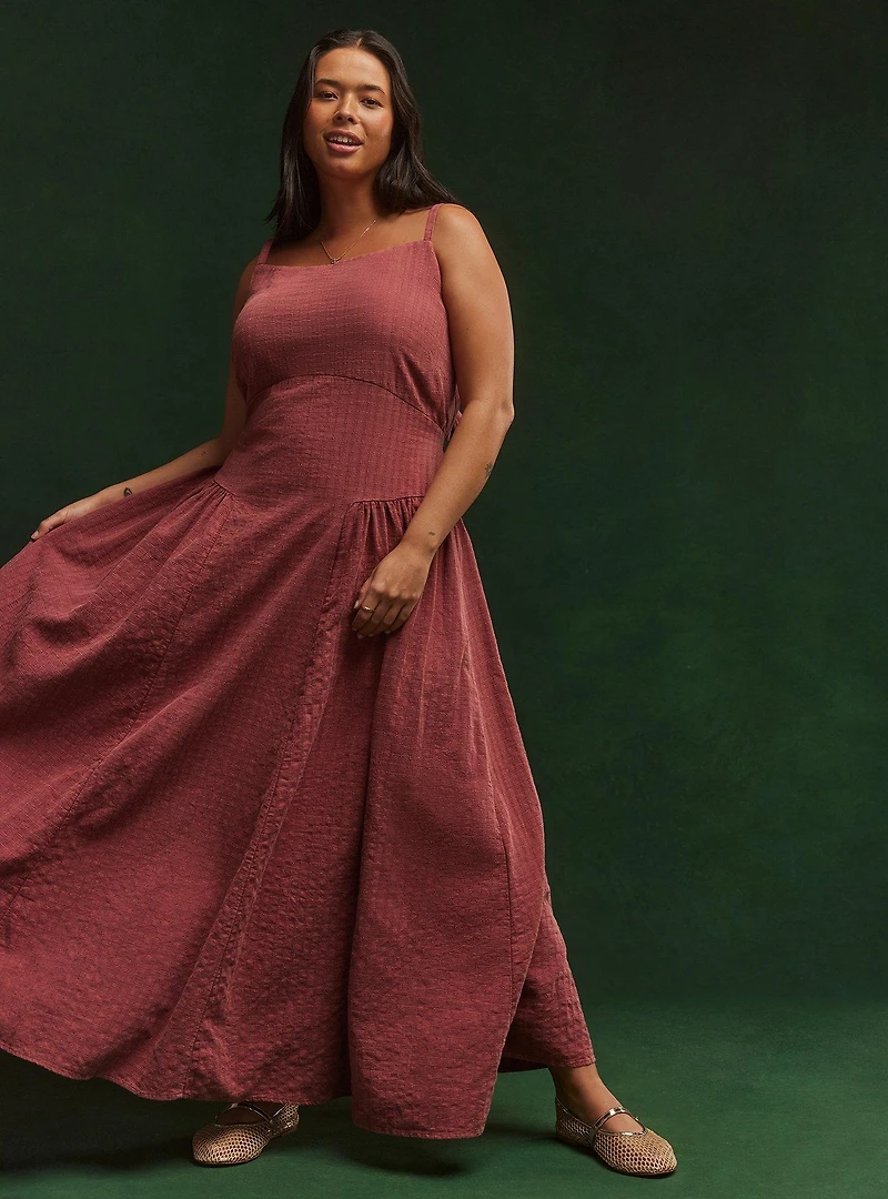 Festi Tie-Back Maxi Dress