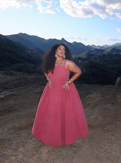 Festi Tie-Back Maxi Dress