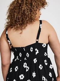 Tiered Sweetheart Mini Dress