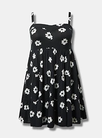 Tiered Sweetheart Mini Dress