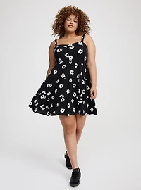 Tiered Sweetheart Mini Dress