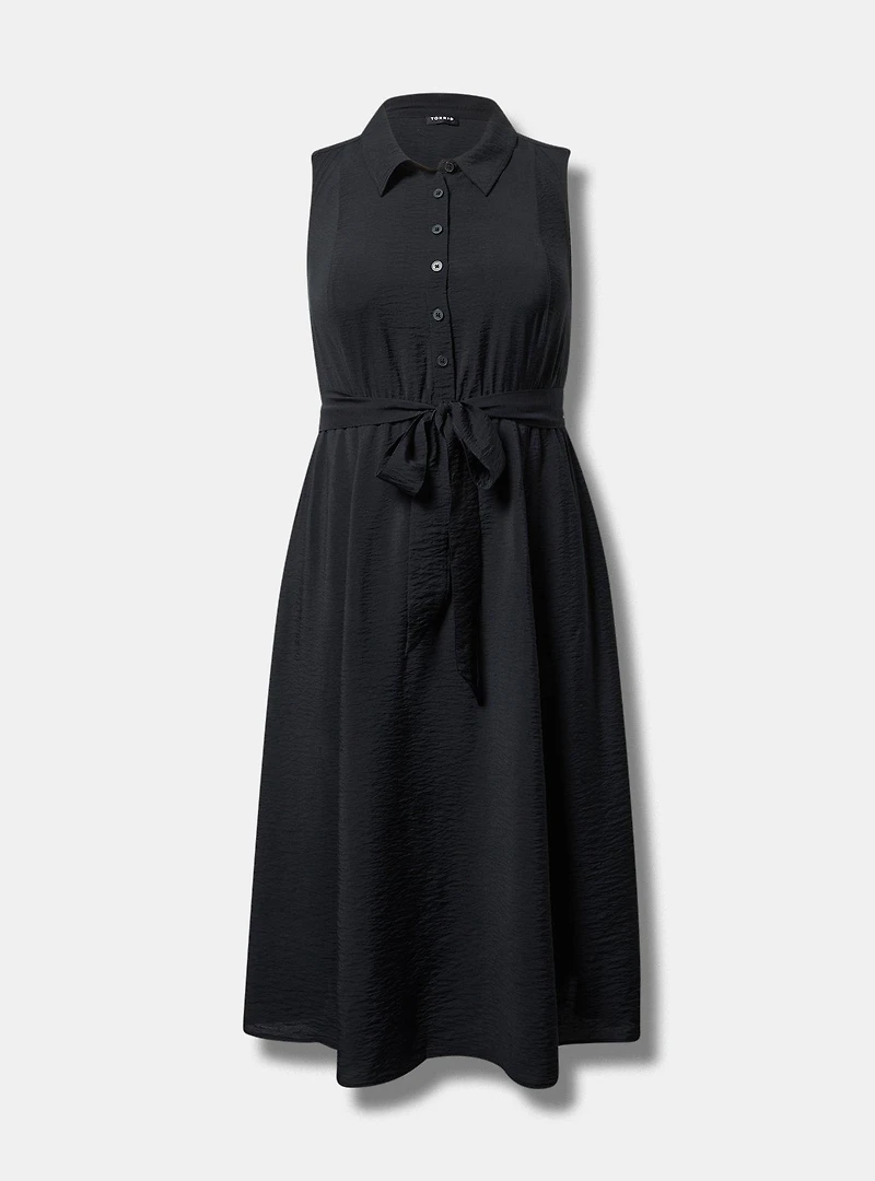 Collared Midi Shirt Dress