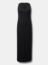 Side Slit Column Maxi Dress