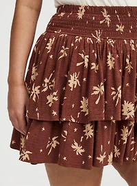 Smocked Tiered Skort