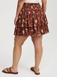 Smocked Tiered Skort